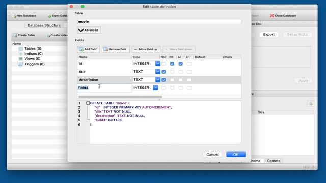 Create database and table - DB Browser for SQLite - part 2 смотреть онлайн