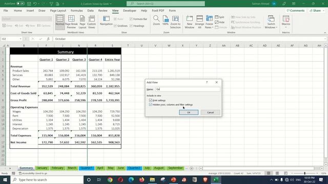 Custom Views in Excel | Excel Most Overlooked Feature | Automate Tasks & Transform Data In Excel смотреть онлайн