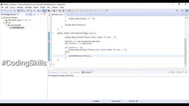How to Print Patterns 5 & 6 in Java | Coding Skills смотреть онлайн