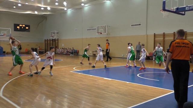ЦСКА-2 - Руна 12.04.15 Первенство Москвы юноши 2002, 1 четверть смотреть онлайн