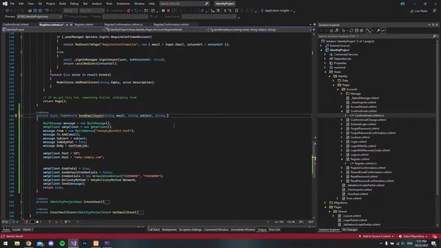 Create Account & Send Email Confirm | Identity ASP.NET (Part 2 of 2) смотреть онлайн