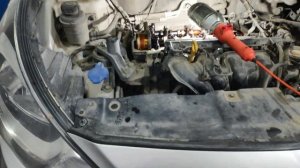 Хендай Солярис. Замена цепи ГРМ.