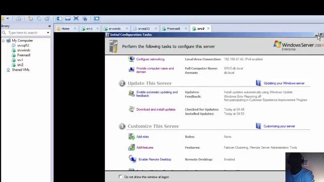 How to Prepare Installation of SQLSERVER 2008 CLUSTER FREENAS - Active Directory - DNS смотреть онлайн