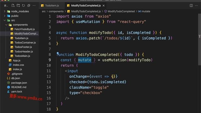 15609 queryClient手动修改客户端状态 1 web前端入门到精通 全套完整 实战课程 смотреть онлайн