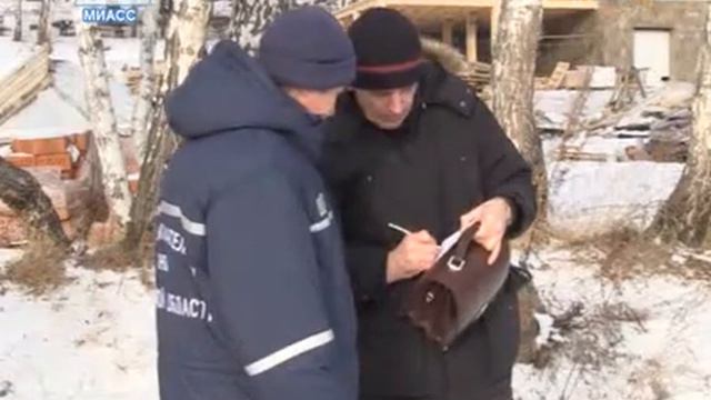 Спасатели провели учения на горнолыжной трассе