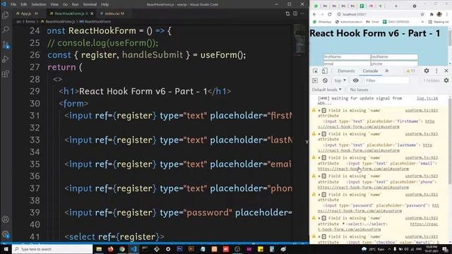 React Hook Form | Hindi | Version 6 смотреть онлайн