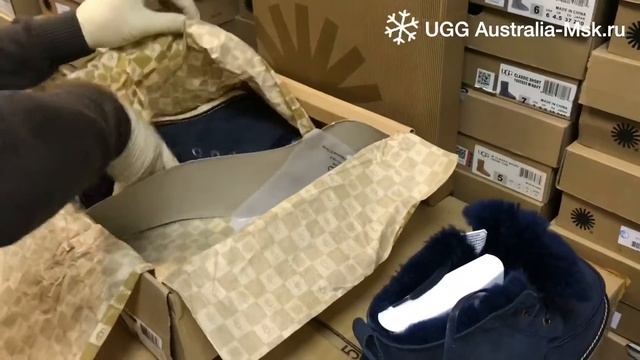 Мужские угги ботинки | UGG Men’s Beckham Blue смотреть онлайн