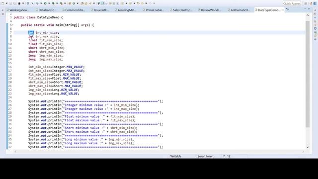 Java data types short videos смотреть онлайн