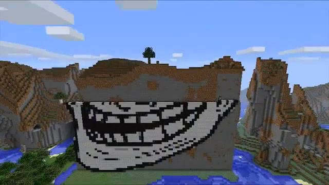 Minecraft #1: Trollface [Быстрая постройка] смотреть онлайн