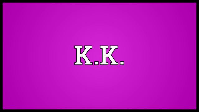 K.K. Meaning смотреть онлайн