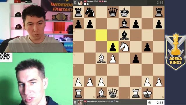 РАЗОРВАЛ в 15 ходов! Королевский Гамбит. Дмитрий Андрейкин смотреть онлайн