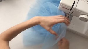 Как сшить пышную фатиновую юбку на девочку (How to sew a full tulle skirt for a girl)