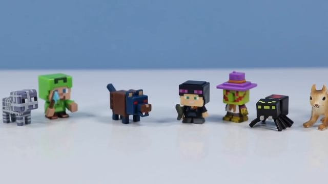 Minecraft Mini-Figures Spooky Series 9 Mystery Boxes Collection Review & Codes смотреть онлайн