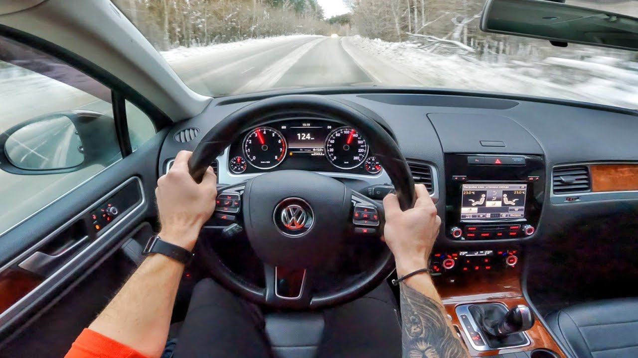 2013 Volkswagen Touareg 3.6 AT - POV TEST DRIVE смотреть онлайн