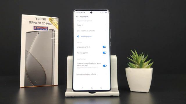Tecno Spark 20 Pro Plus Finger Print Sensor Setup & Face Lock | How To Set | смотреть онлайн