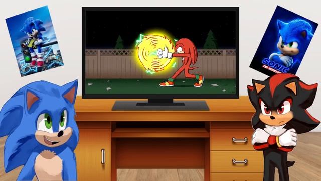 Movie Sonic and Movie Shadow React to Sonic the Hedgehog 2 Animation - MOVIE SHENANIGANS!!! смотреть онлайн
