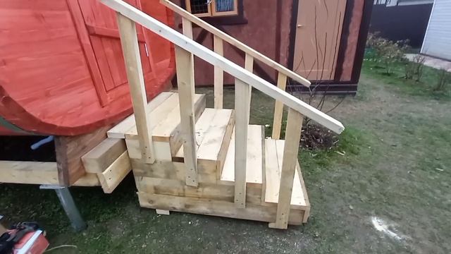 Крыльцо для бани. смотреть онлайн