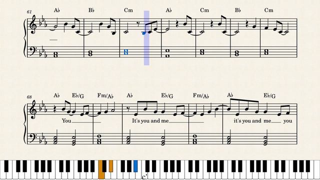 Running up that hill piano tutorial - Stranger things 4 (with lyrics & chords) FREE SHEET MUSIC смотреть онлайн