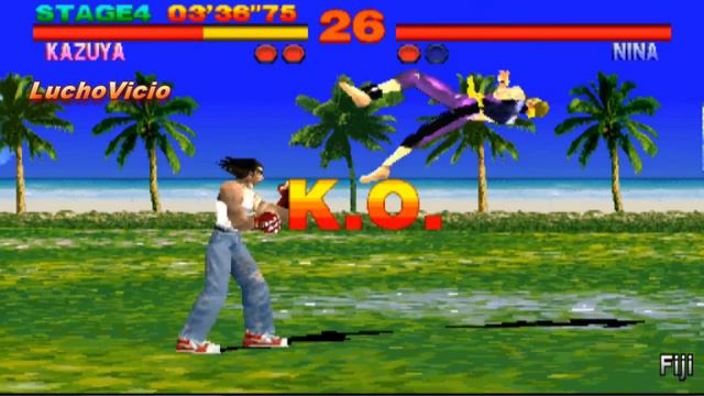 Tekken 1 PS1/Psx Kazuya - Arcade Mode ( November 1, 2019 )Time 06"50"90 смотреть онлайн