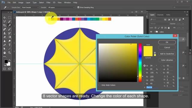 InfoGraphic Tutorial in Photoshop #22 | Custom Shape смотреть онлайн