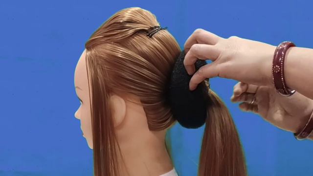 Beautiful New Hair Style For Braidal|Trending Hair Style With Puf| Saree,Gaun, Lahanga Hair Style G