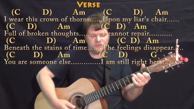 Hurt (Johnny Cash) Guitar Cover Lesson with Chords/Lyrics смотреть онлайн