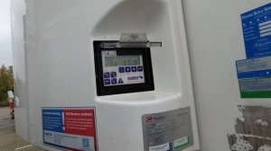 77. Прицеп-рефрижератор "SCHMITZ". Установка температуры и включение. Подключение к сети на пароме.