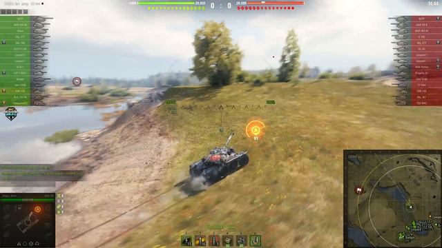 T-100 LT & EBR 105 pro scouting - World of Tanks смотреть онлайн