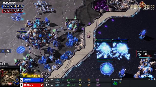 StarCraft 2 - CURE vs CREATOR - ITaX Super Series #36 | Ro4 смотреть онлайн