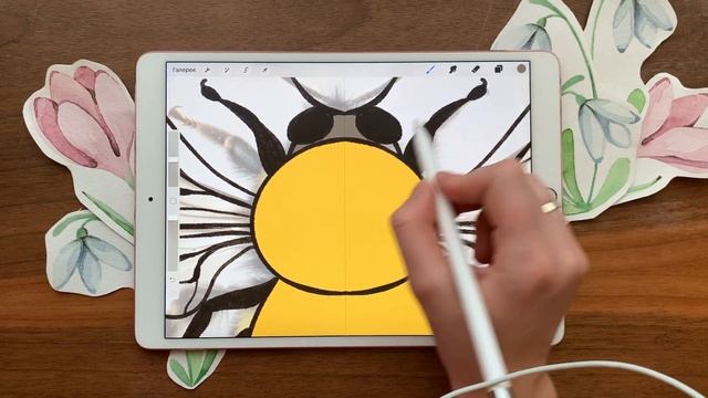 Как сделать симметричный рисунок в программе Procreate смотреть онлайн