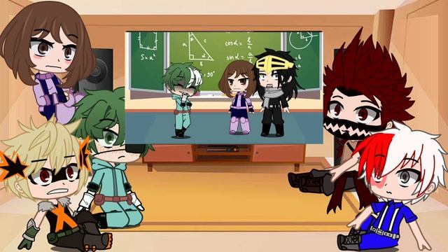 | Class 1A react to Everybody is a killer if you push them far enough | Mha | V Deku | Gacha Club | смотреть онлайн