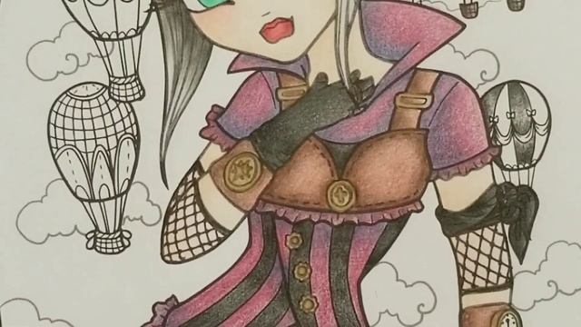 Coloring Tutorial Using Mitsubishi Uni Colored Pencils pt. 3 смотреть онлайн