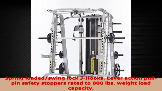 TUFF STUFF Fitness Evolution Smith Machine Half Cage Combo Strength Training Rack смотреть онлайн