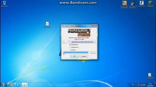 Как установить Forge на Minecraft 1.6.4