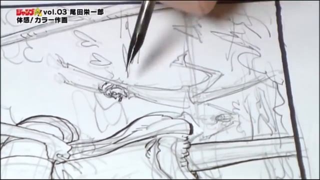Eiichiro Oda drawing Luffy and Chopperr ONE PIECE смотреть онлайн