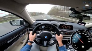 BMW 7 Series M760Li 320km/h!! AUTOBAHN POV Acceleration & TOP SPEED by AutoTopNL