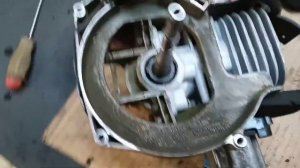 Бензокоса HUSQVARNA 128R. Капитальный ремонт двигателя + испытания в полевых условиях.