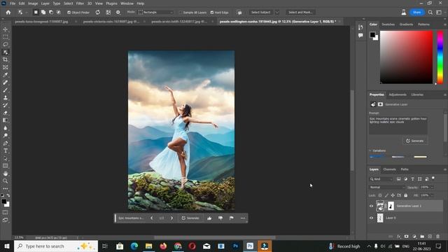 Generative Fill Adobe Photoshop Beta 2023 | Amazing Ai Create ?#Ai #photoshop смотреть онлайн
