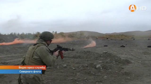 Команда бригады морской пехоты Северного флота приступила к тренировкам по тактической стрельбе смотреть онлайн