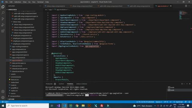 Cannot find module 'ngx-pagination' or its corresponding type declarations смотреть онлайн