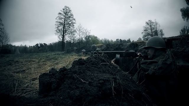 Реконструкция сражения ВОВ от НРВИО "1945" 9 мая 2017 года смотреть онлайн