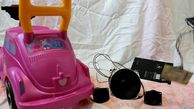 Проект "ЖироBASS'ик".Тюнинг машинки-самокат.Музыка в машинку самокат. смотреть онлайн