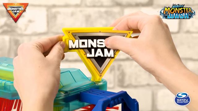 How to assemble the Monster Jam Megalodon Monster Wash Playset! смотреть онлайн