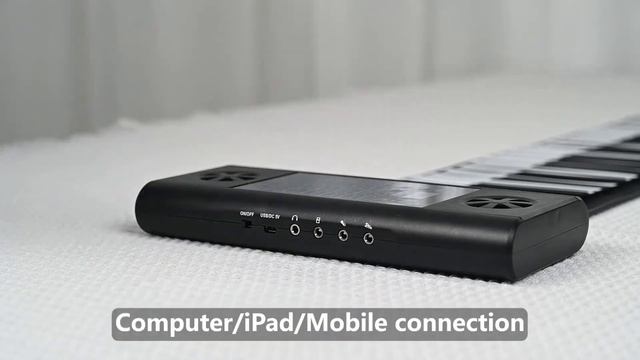 Konix PS88B Roll Up Piano,88 standard keys as real piano смотреть онлайн