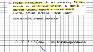 Страница 99 Задание 32 – Математика 2 класс (Моро) Часть 2