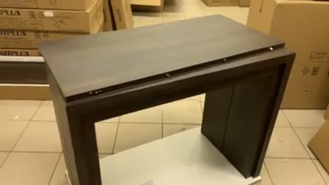 Стол консоль-трансформер B2307-6 Венге(черный дуб) смотреть онлайн