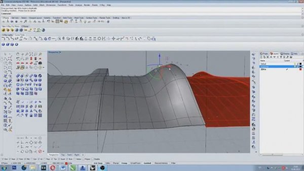 Rhino Tutorial Making a model in rhino. Создание мембранной конструкции в Rhinoceros 5