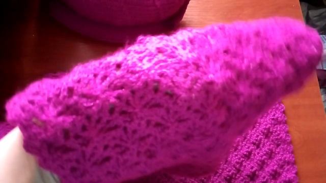 Комплект кепочка и шарфик крючком (Set Of Cap And Crochet Scarf)