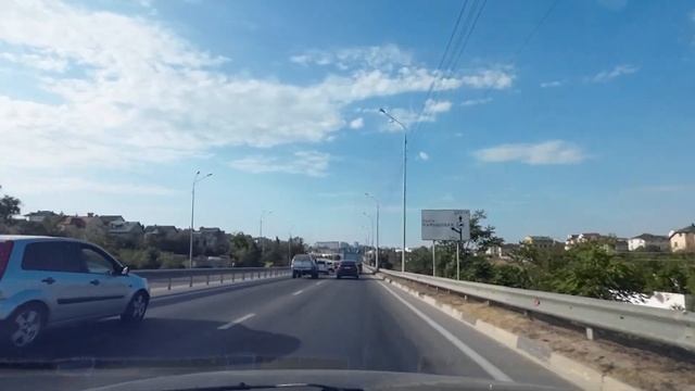 Дорога из Балаклавы в Севастополь, торговый центр Океан смотреть онлайн