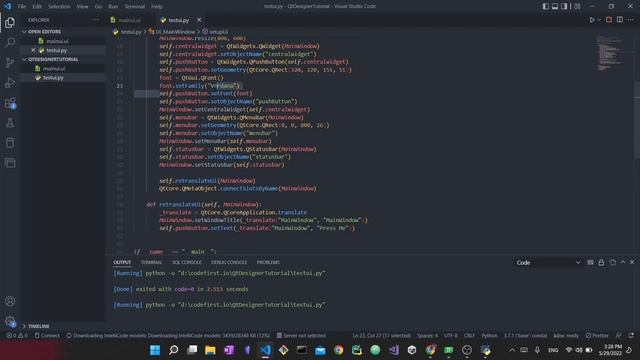 QtDesigner tutorial for Complete Beginners - Overview of PyQt5 QtDesigner + 3 Ways to Load UI Files смотреть онлайн